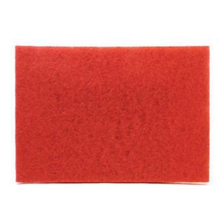 Pinpoint 20 x 14 in. Buffer Floor Pad, Red, 10PK PI943792